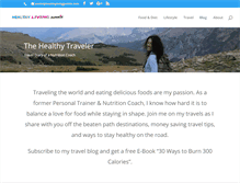 Tablet Screenshot of healthylivingjunkie.com